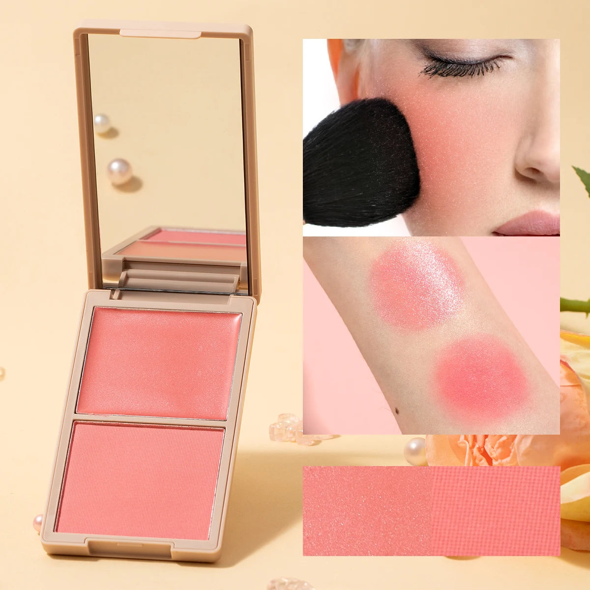 Creme & Powder Blush Duo