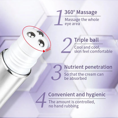 Anti-Wrinkle Eye Cream Roller Massager